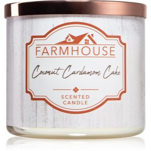 Kringle Candle Farmhouse Coconut Cardamom Cake vonná svíčka 411 g