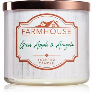 Kringle Candle Farmhouse Green Apple & Argula vonná svíčka 411 g