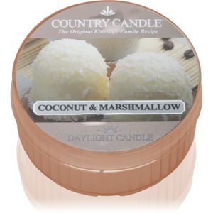 Country Candle Coconut & Marshmallow čajová svíčka 42 g