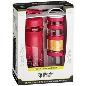 Blender Bottle Sport Mixer® GoStak dárková sada Pink (pro sportovce) barva