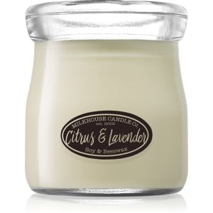Milkhouse Candle Co. Creamery Citrus & Lavender vonná svíčka Cream Jar 142 g