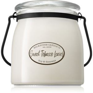 Milkhouse Candle Co. Creamery Sweet Tobacco Leaves vonná svíčka Butter Jar 454 g