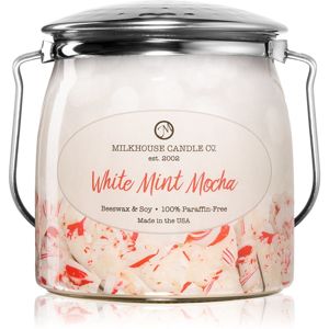 Milkhouse Candle Co. Creamery White Mint Mocha vonná svíčka Butter Jar 454 g