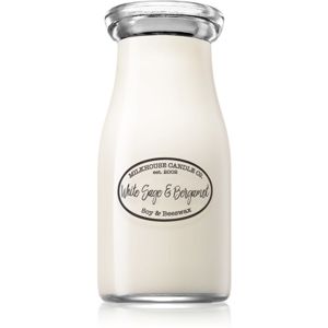 Milkhouse Candle Co. Creamery White Sage & Bergamot vonná svíčka Milkbottle 227 g