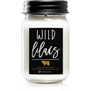 Milkhouse Candle Co. Farmhouse Wild Lilacs vonná svíčka Mason Jar 368 g