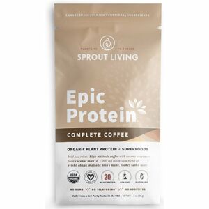 Sprout Living Epic Protein Organic Coffee Mushroom veganský protein 38 g