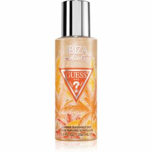 Guess Destination Ibiza Radiant parfémovaný tělový sprej se třpytkami pro ženy 250 ml