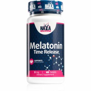 HAYA LABS Melatonin Time Release 5 mg podpora spánku a regenerace 60 ks