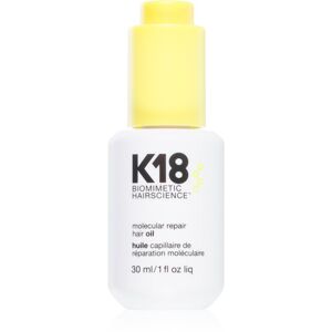 K18 Molecular Repair Hair Oil vyživující suchý olej pro poškozené a křehké vlasy 30 ml