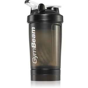 GymBeam Blend Bottle sportovní šejkr + zásobník barva Black White 450 ml