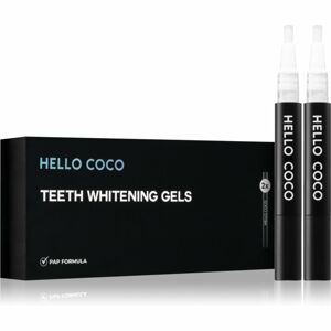 Hello Coco PAP+ Teeth Whitening Gels bělicí pero na zuby 2 ks