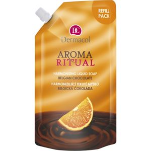 Dermacol Aroma Ritual harmonizující tekuté mýdlo náhradní náplň belgická čokoláda 500 ml