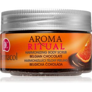 Dermacol Aroma Ritual harmonizující tělový peeling belgická čokoláda 200 g
