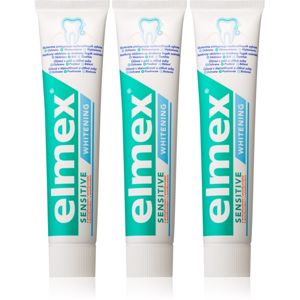 Elmex Sensitive Whitening pasta pro přirozeně bílé zuby 3x75 ml