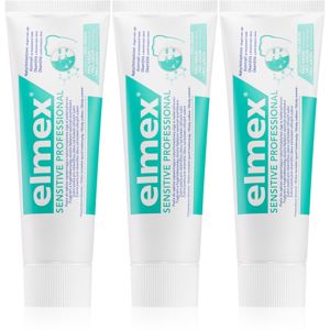 Elmex Sensitive Professional zubní pasta pro citlivé zuby 3 x 75 ml