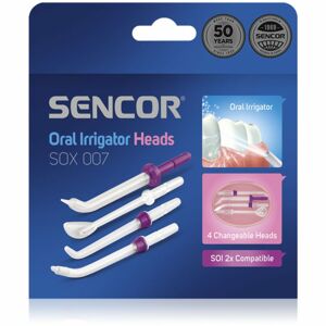 Sencor SOX 007 náhradní hlavice pro ústní sprchu For SOI 22x 4 ks