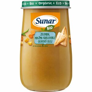 Sunar BIO zelenina, pražma královská, olivový olej dětský příkrm 190 g