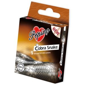 Pepino Cobra Snake kondomy 3 ks