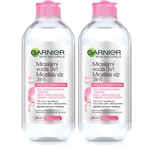 Garnier Skin Naturals micelární voda pro citlivou pleť 2x400 ml