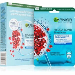 Garnier Skin Naturals Moisture+Aqua Bomb super hydratační vyplňující textilní maska (na obličej)