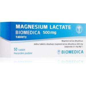 Biomedica Magnesium Lactate 500 mg 50 ks