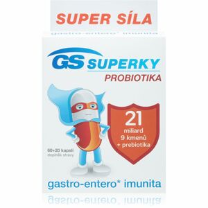 GS Superky probiotika doplněk stravy pro podporu imunitního systému 80 ks