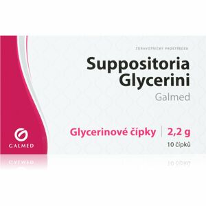 Galmed Suppositoria Glycerini zdravotnický prostředek pro léčbu zácpy 10 ks