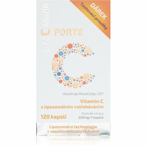 Lipo-C-Askor Forte doplněk stravy s vitaminem C 120 ks