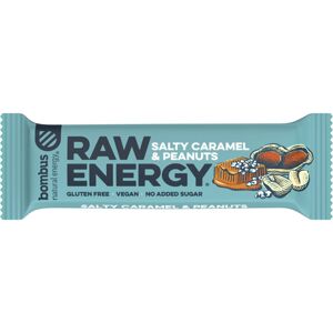 Bombus Raw Energy BIO ovocná tyčinka příchuť Salty Caramel & Peanuts 50 g