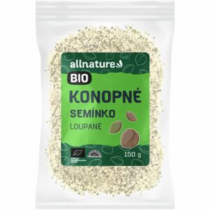 Allnature Konopné semínko loupané BIO semínka v BIO kvalitě 150 g