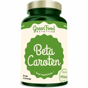 GreenFood Nutrition Beta Caroten doplněk stravy pro krásné opálení a zdravou pokožku 90 ks