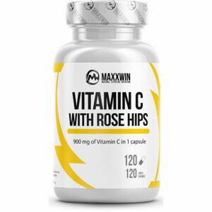 Maxxwin VITAMIN C WITH ROSEHIPS doplněk stravy s vitaminem C 120 ks