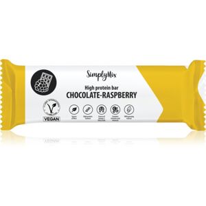SimplyMix High Protein Bar kompletní jídlo v tyčince příchuť Chocolate & Raspberry 50 g