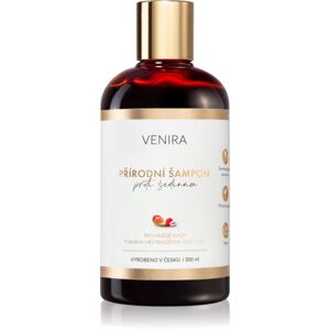 Venira Přírodní šampon proti šedinám šampon pro hnědé odstíny vlasů Mango and lychee 300 ml