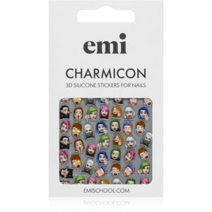 emi Charmicon nálepky na nehty 3D #203 Emoji 1 ks