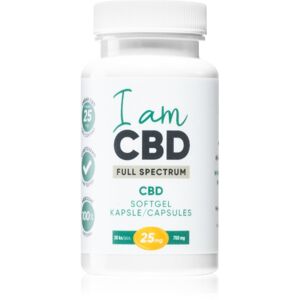 I am CBD Full Spectrum CBD kapsle 750 mg doplněk stravy s aktivním konopím 30 ks