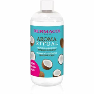 Dermacol Aroma Ritual Brazilian Coconut tekuté mýdlo náhradní náplň 500 ml