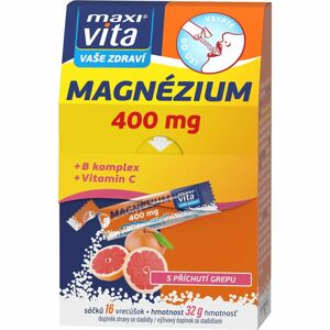 Maxi Vita Magnézium 400mg + B komplex + vitamin C doplněk stravy s vysokým obsahem hořčíku 16 ks