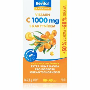 Revital Premium Vitamin C 1000mg +rakytník doplněk stravy pro podporu imunitního systému 120 ks