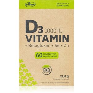 Vitar Vitamin D3 1000IU doplněk stravy pro podporu imunitního systému 60 ks