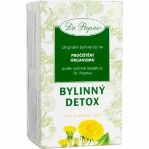 Dr. Popov Bylinný detox porcovaný čaj bylinný čaj pro podporu pročištění organismu 30 g