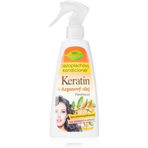 Bione Cosmetics Keratin + Arganový olej bezoplachový kondicionér ve spreji 260 ml