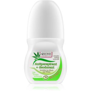 Bione Cosmetics Cannabis antiperspirant roll-on s vůní květin 80 ml