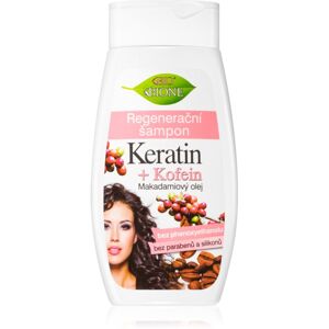 Bione Cosmetics Keratin + Kofein regenerační šampon 400 ml