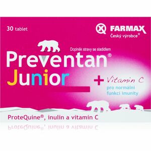 Preventan Junior s vitamínem C doplněk stravy pro podporu imunitního systému 30 ks