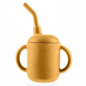 Zopa Silicone Mug hrnek 2 v 1 Mustard Yellow 1 ks