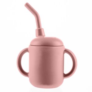 Zopa Silicone Mug hrnek 2 v 1 Old Pink 1 ks