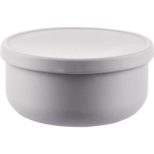 Zopa Silicone Bowl with Lid silikonová miska s víčkem Dove Grey 1 ks