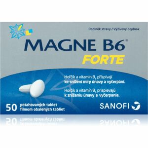 Magne B6 Forte doplněk stravy s vysokým obsahem hořčíku 50 ks