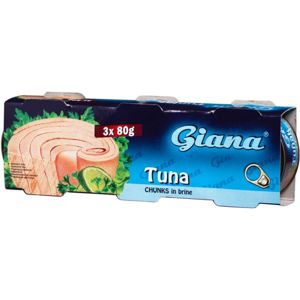 Giana Tuňák kousky tuňák ve vlastní šťávě 80 g